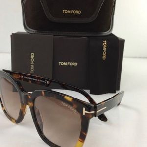 Tom Ford Amarra 502 Havana Brown Gradient Square❤️